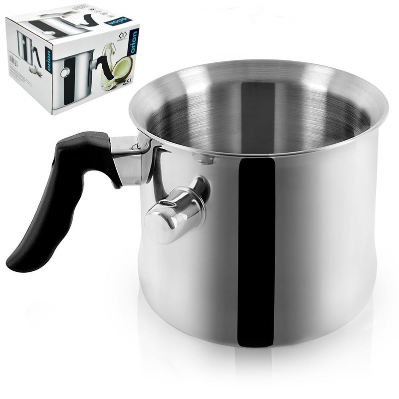 ORION Pot for boiling milk for milk 2,5L steel