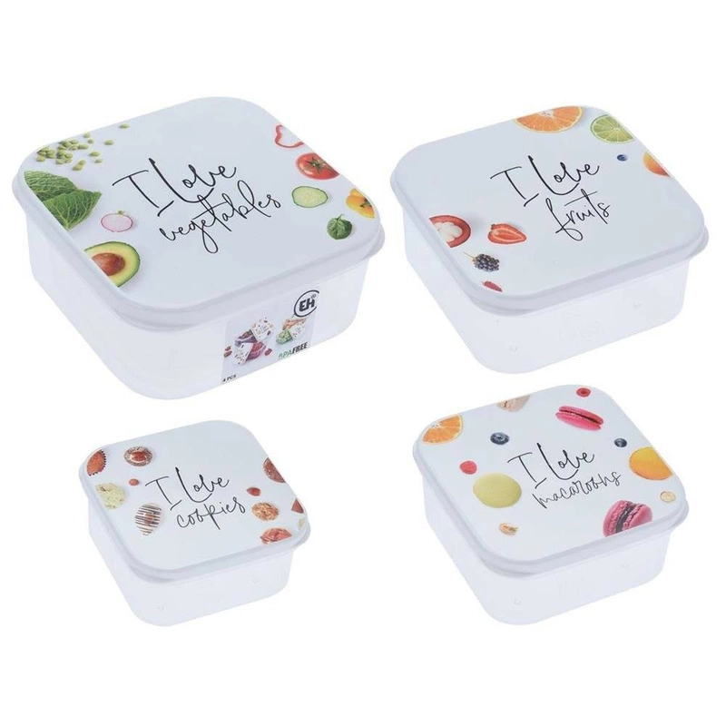 ORION KITCHEN container for food with lid set of containers 4 pcs.