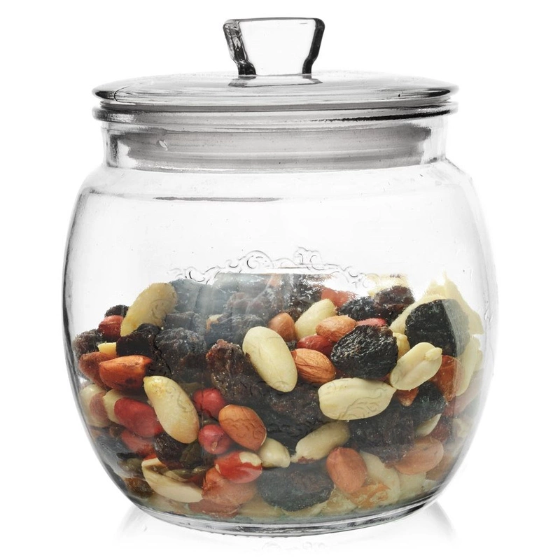 ORION Glass container jar for storage 1L
