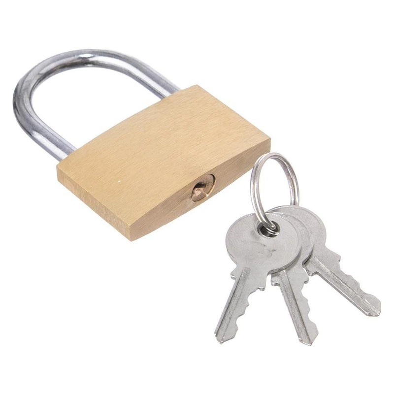 ORION Cast-iron clip padlock 37 mm + 3 keys