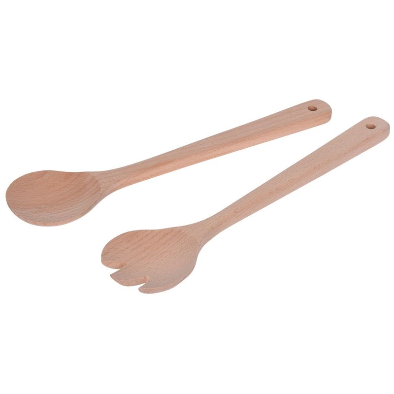 ORION Set of spoons SALAD SPOONS wooden for salads 2 pcs