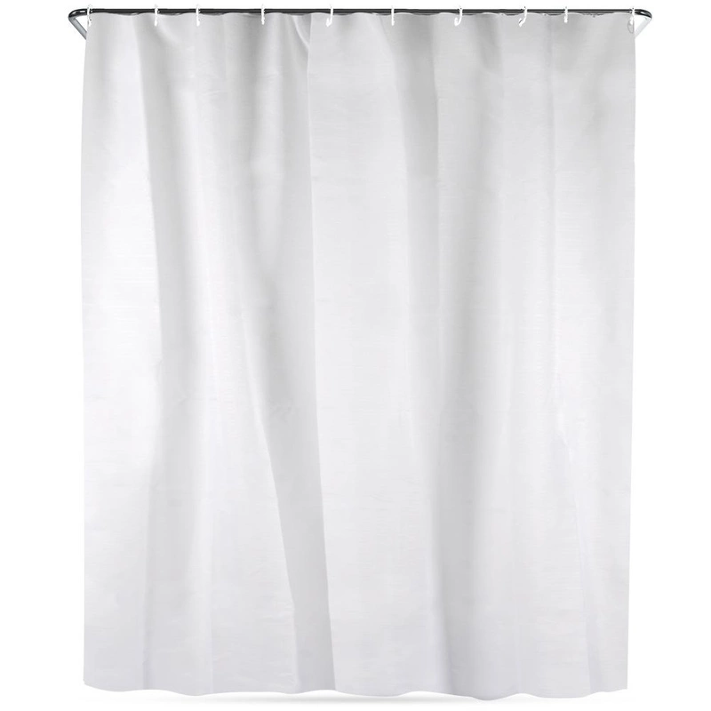 Duschvorhang Badvorhang Vorhang weiß 180x180 cm