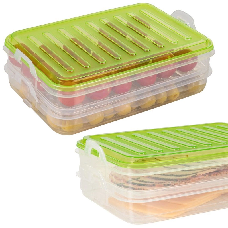 ORION Container organizer for cooked meats cheese 2-level