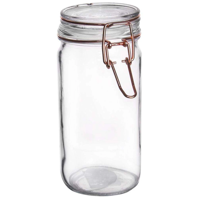 ORION Glass Jar / CLIP PATENT Container 0,4L RETRO