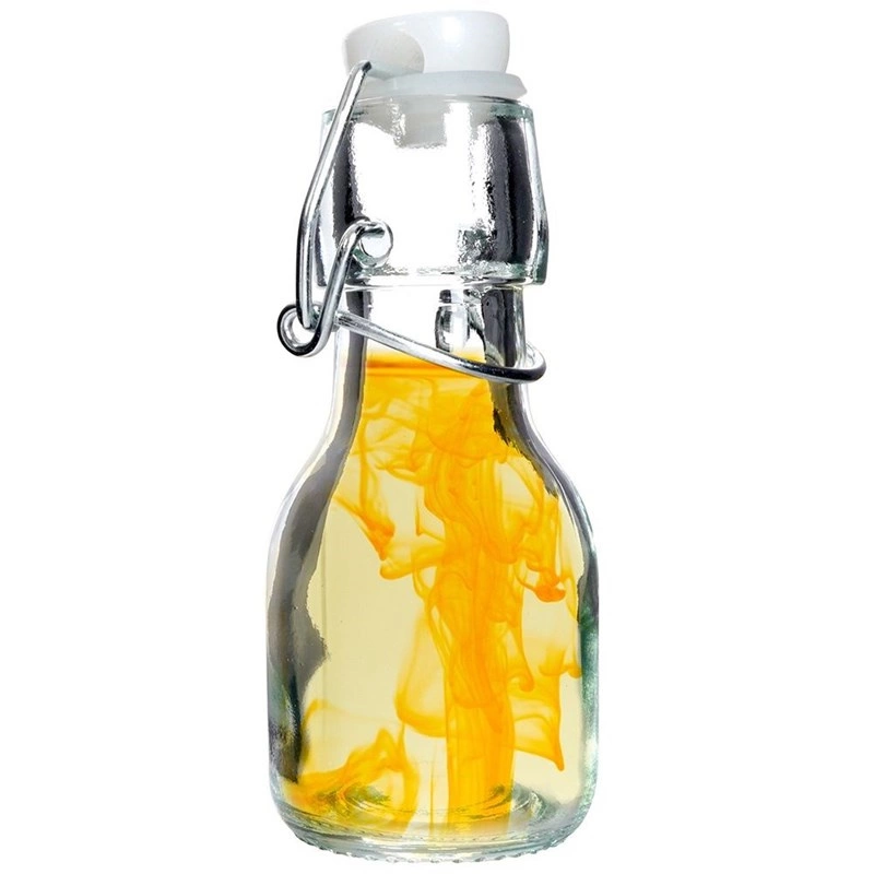 Glasflasche für Olivenöl Essig mit Bügelverschluss 75 ml