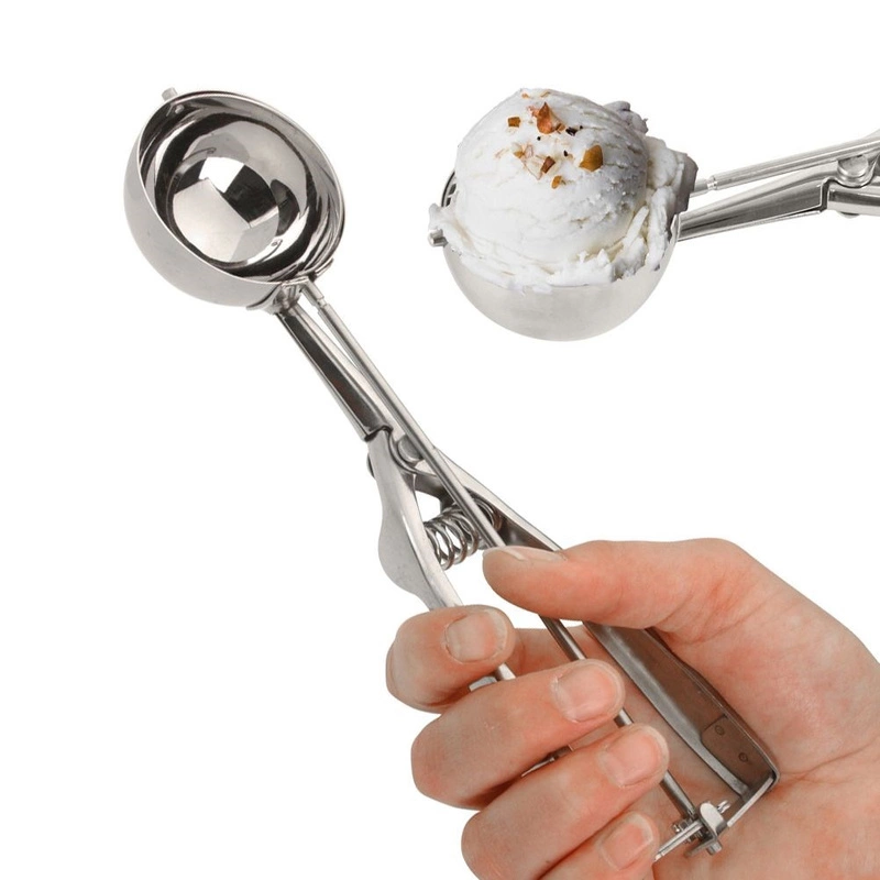 ORION Scoop / spoon for scooping ice cream steel