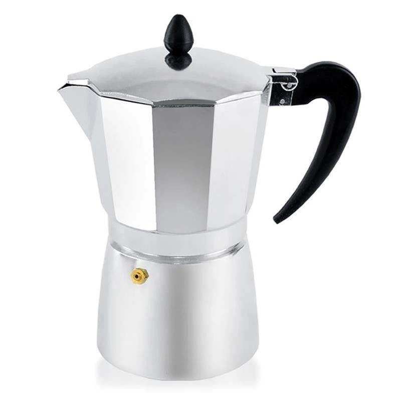 Espressokocher Espressokanne Kaffeebereiter aus Aluminium 0,45l