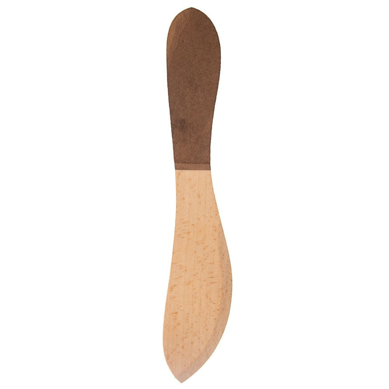Nóż drewniany do masła szpatuła nożyk do smarowania sera dżemu miodu smalcu 19 cm
